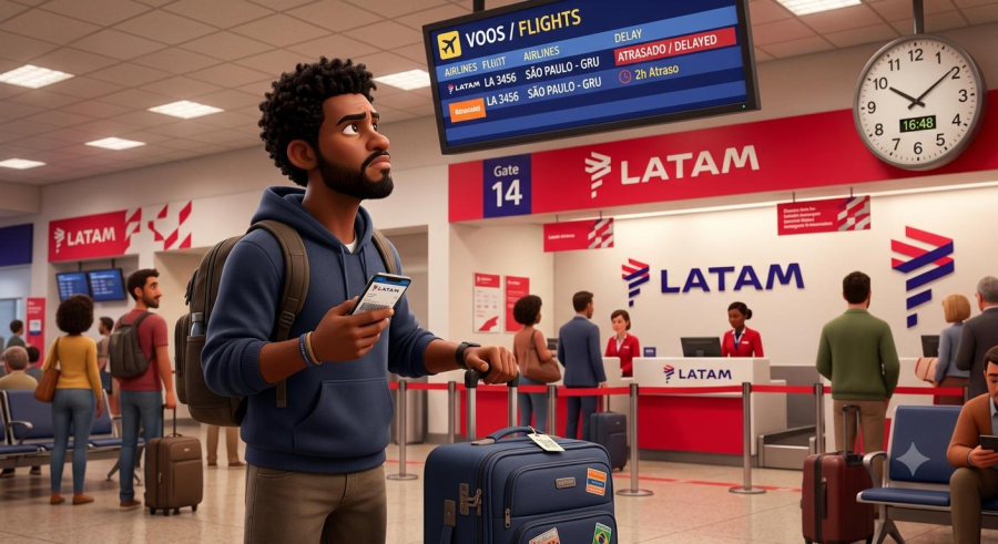 Voo Atrasado LATAM